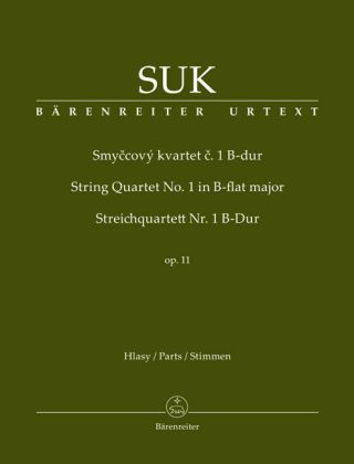 Drucksachen Streichquartett Nr.1 B-Dur op.11, Stimmen Josef Suk