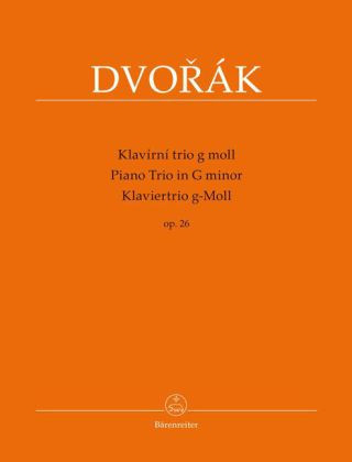 Materiale tipărite Klaviertrio g-Moll op.26, Partitur mit Stimmen Antonín Dvořák