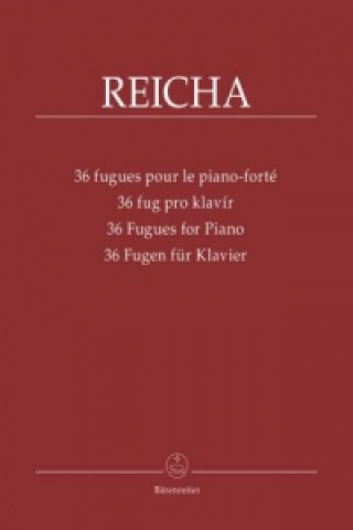 Nyomtatványok 36 Fugen für Klavier Anton Reicha