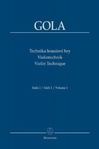 Книга Technika houslové hry Zdenek Gola