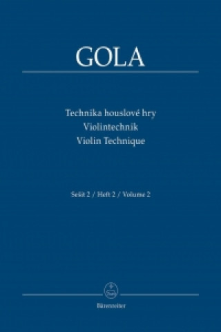Kniha Technika houslové hry Zdenek Gola