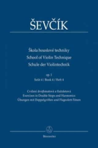 Kniha Škola houslové techniky Otakar Sevík