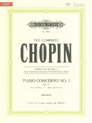 Materiale tipărite Klavierkonzert Nr.2 op.21, Klavierauszug (Ausgabe für 2 Klaviere). Piano Concerto No.2, piano reduction (edition for 2 Pianos) Frédéric Chopin