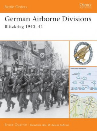 Carte German Airborne Divisions Bruce Quarrie