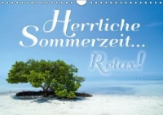 Kalender/Terminbuch Herrliche Sommerzeit... Relax! / Geburtstagskalender (Wandkalender immerwährend DIN A4 quer) Melanie Viola