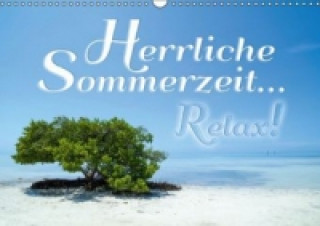 Calendar / Agendă Herrliche Sommerzeit... Relax! / Geburtstagskalender (Wandkalender immerwährend DIN A3 quer) Melanie Viola