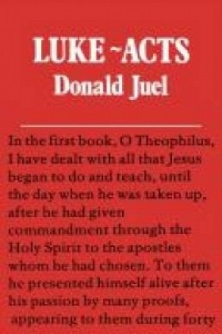 Knjiga Luke-Acts Donald H. Juel