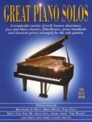 Kniha Great Piano Solos - the Blue Book 