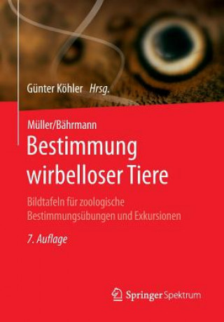 Carte Muller/Bahrmann Bestimmung Wirbelloser Tiere Günter Köhler