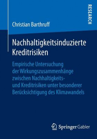 Book Nachhaltigkeitsinduzierte Kreditrisiken Christian Barthruff