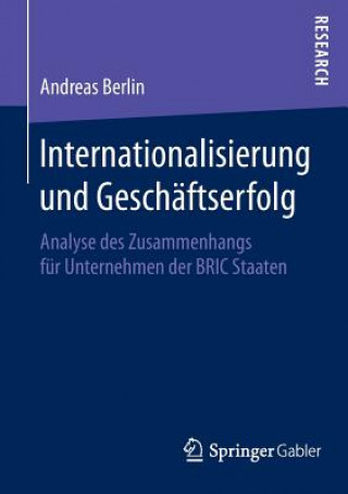 Książka Internationalisierung Und Geschaftserfolg Andreas Berlin