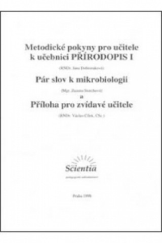 Kniha Metodické pokyny pro učitele k učebnici Přírodopis II. collegium