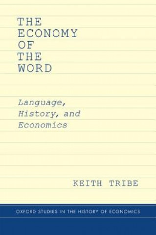 Kniha Economy of the Word Keith Tribe