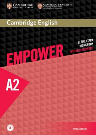 Kniha Cambridge English Empower Elementary Workbook without Answers with Downloadable Audio Peter Anderson