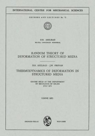 Kniha Random Theory of Deformation of Structured Media. Thermodynamics of Deformation in Structured Media D.R. Axelrad