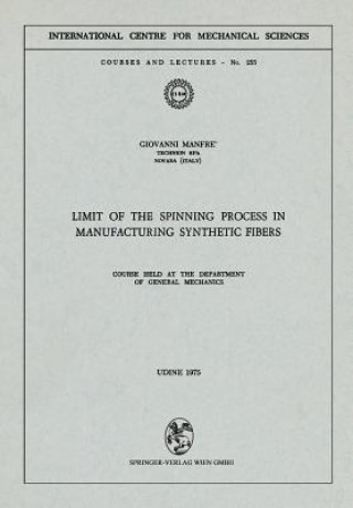 Carte Limit of the Spinning Process in Manufacturing Synthetic Fibers G. Manfre