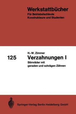 Книга Verzahnungen I H.-W. Zimmer