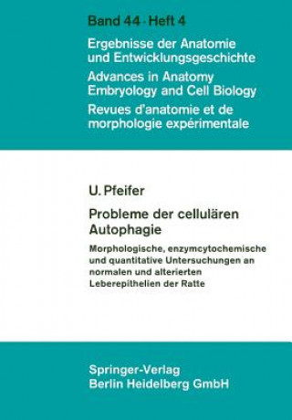 Libro Probleme Der Cellul ren Autophagie U. Pfeifer