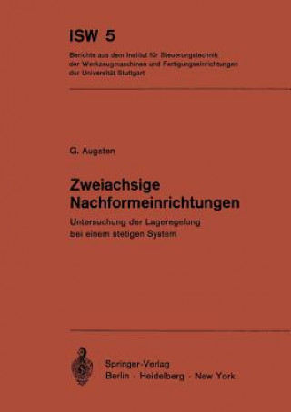 Kniha Zweiachsige Nachformeinrichtungen G. Augsten