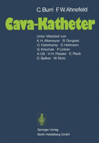 Kniha Cava-Katheter C. Burri