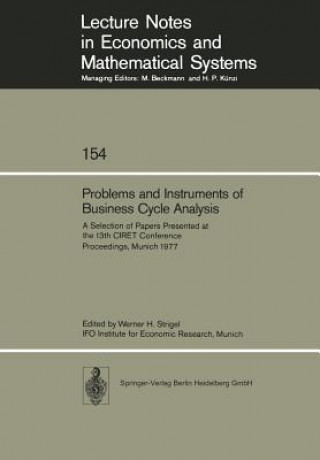 Kniha Problems and Instruments of Business Cycle Analysis W. H. Strigel