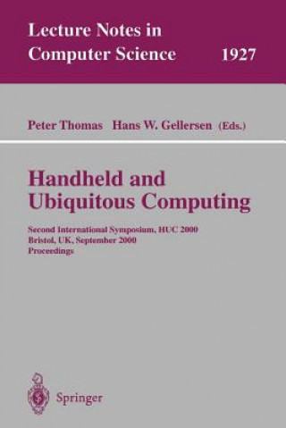 Carte Handheld and Ubiquitous Computing Hans-W. Gellersen