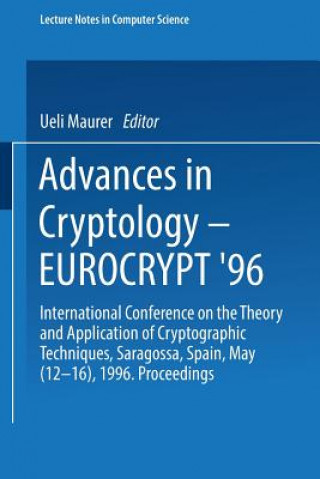 Kniha Advances in Cryptology - EUROCRYPT '96 Ueli Maurer