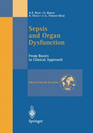 Kniha Sepsis and Organ Dysfunction A. E. Baue