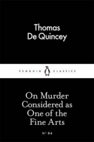 Knjiga On Murder Considered as One of the Fine Arts Thomas de Quincey