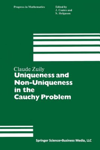 Livre Uniqueness and Non-Uniqueness in the Cauchy Problem uily