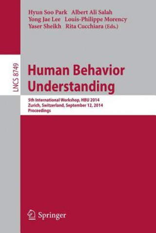 Buch Human Behavior Understanding Rita Cucchiara