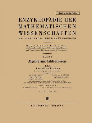 Kniha 15. Darstellungstheorie der Endlichen Gruppen Hermann Boerner