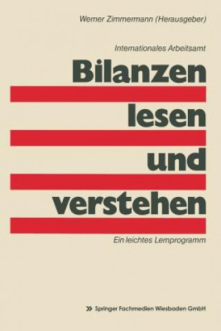 Livre Bilanzen Lesen Und Verstehen Werner Zimmermann