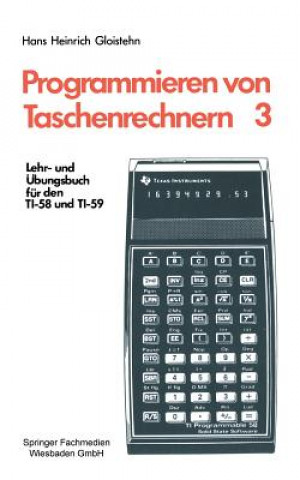 Kniha Programmieren Von Taschenrechnern Hans Heinrich Gloistehn