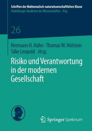 Knjiga Risiko Und Verantwortung in Der Modernen Gesellschaft Hermann H. Hahn