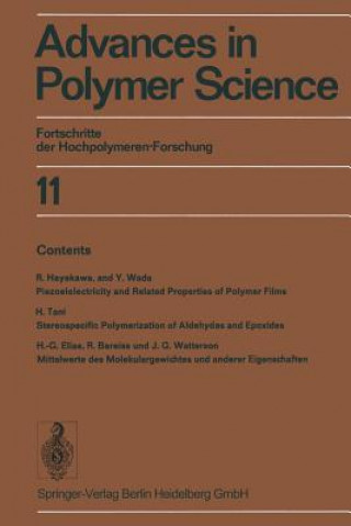 Könyv Advances in Polymer Science H.-J. Cantow