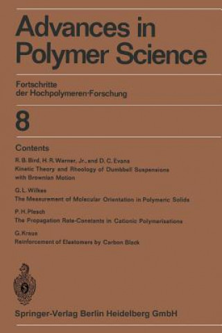 Книга Advances in Polymer Science Prof. Dr. H.-J. Cantow