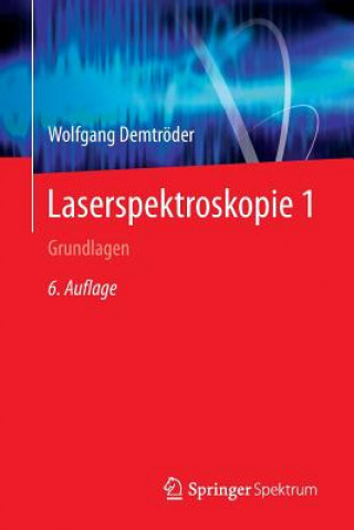 Książka Laserspektroskopie 1 Wolfgang Demtröder