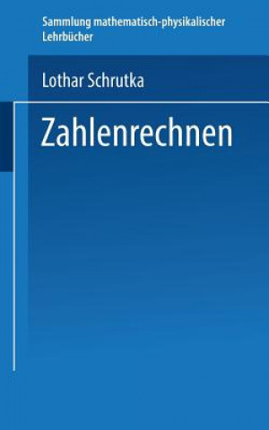 Kniha Zahlenrechnen Dr. Lothar Schrutka