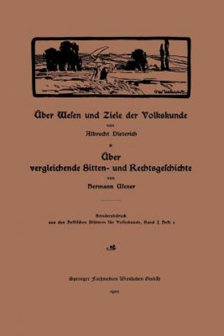 Книга UEber Wesen Und Ziele Der Volkskunde Albrecht Dieterich