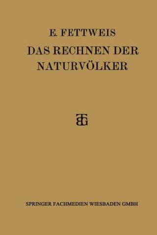 Kniha Das Rechnen Der Naturvoelker Ewald Fettweis