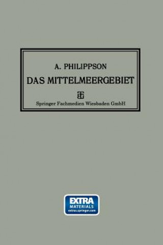 Kniha Mittelmeergebiet Alfred Philippson