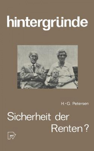 Könyv Sicherheit Der Renten? H.-G. Petersen
