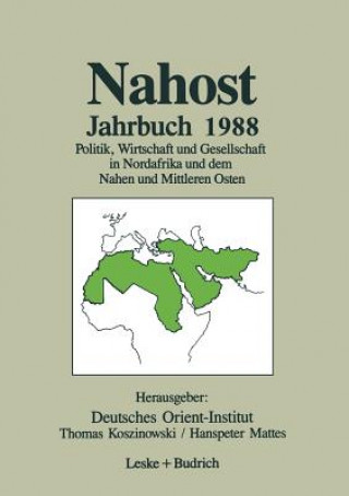 Knjiga Nahost Jahrbuch 1988 Thomas Koszinowski