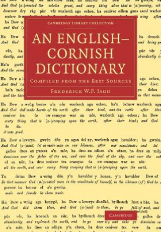 Carte English-Cornish Dictionary Frederick W. P. Jago