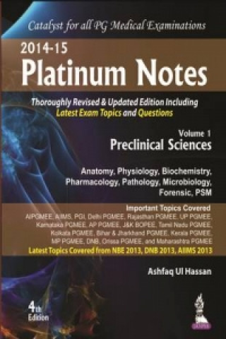 Książka Platinum Notes : Preclinical Sciences Ashfaq Ul Hassan