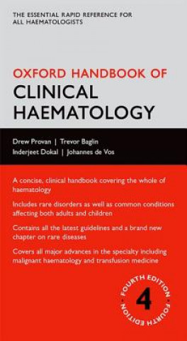 Knjiga Oxford Handbook of Clinical Haematology Drew Provan