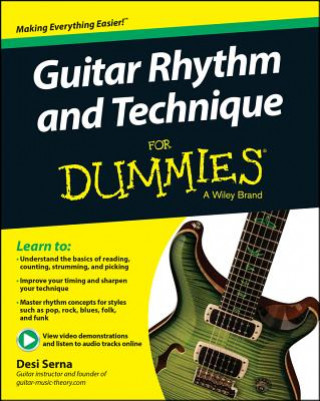 Carte Guitar Rhythm & Technique For Dummies Consumer Dummies