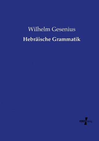 Kniha Hebraische Grammatik Wilhelm Gesenius