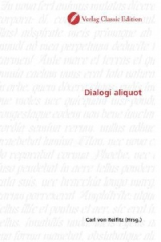 Książka Dialogi aliquot Carl von Reifitz